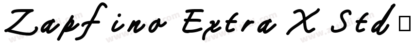 Zapfino Extra X Std字体转换